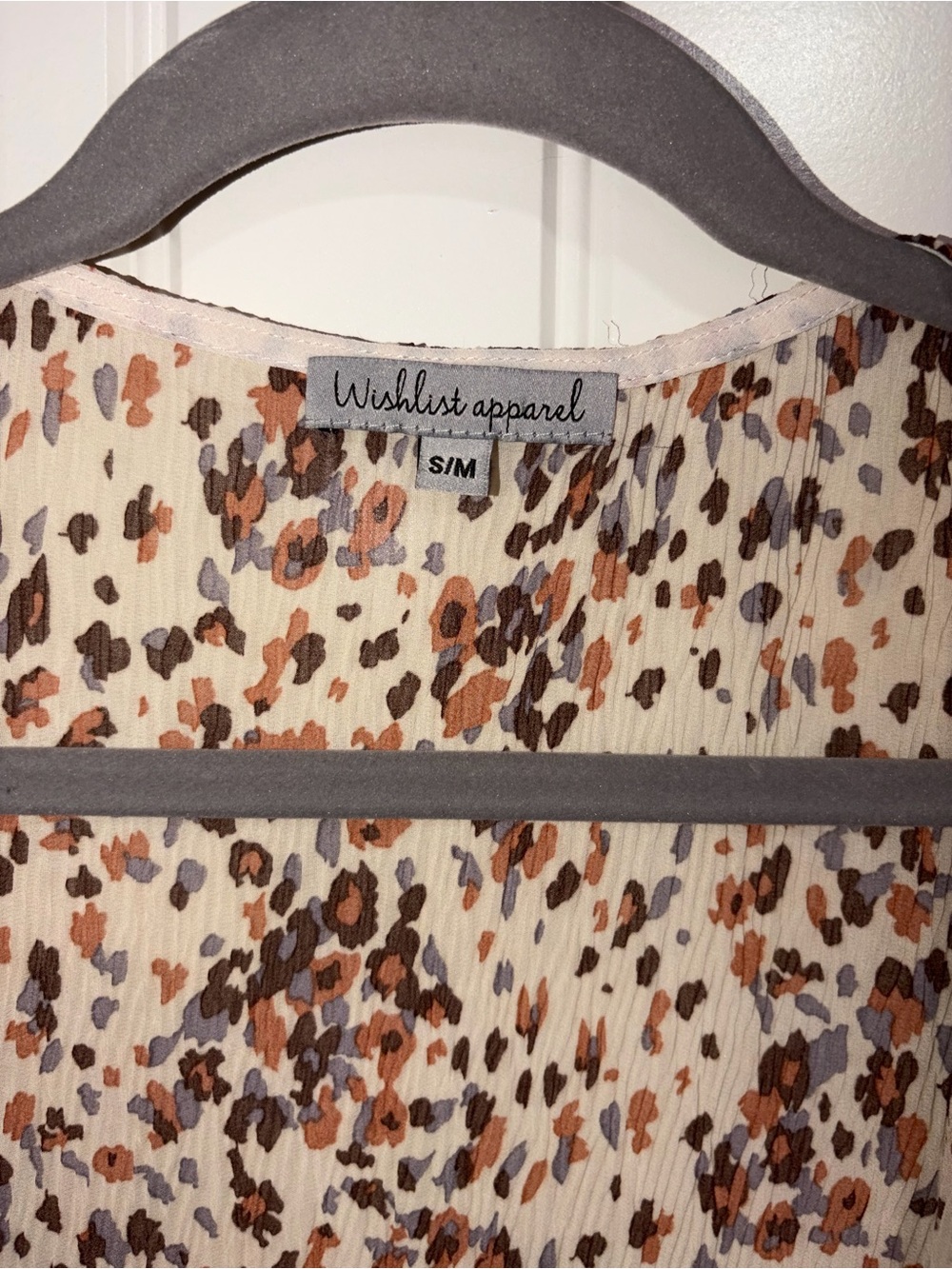 Leopard-Print Ruffle cardigan - Picture 3 of 6